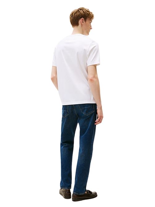T-shirt in cotone con logo ricamato Tommy Hilfiger | MW0MW39585YBR